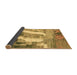 Sideview of Abstract Brown Modern Rug, abs2573brn