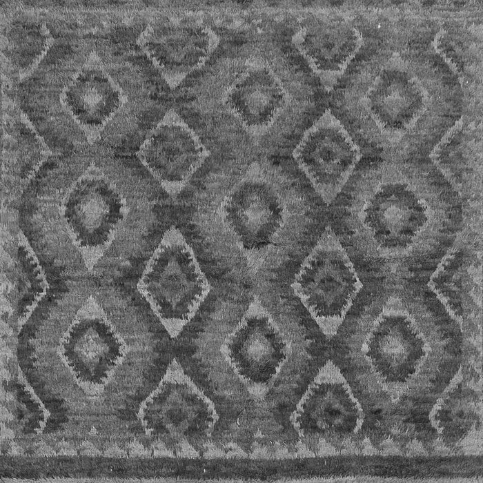 Square Abstract Gray Modern Rug, abs2574gry