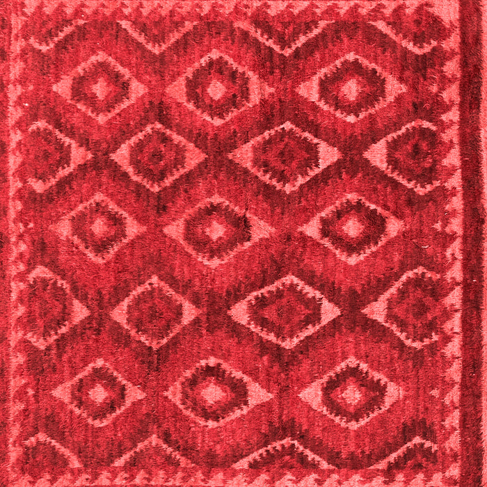 Abstract Red Modern Rug, abs2574red