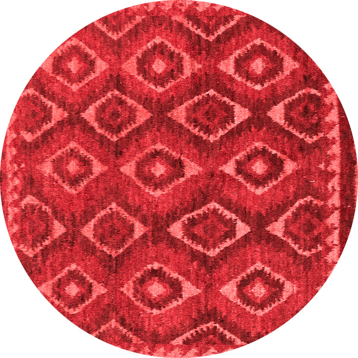Machine Washable Abstract Red Modern Rug, wshabs2574red