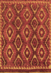 Abstract Brown Modern Rug, abs2574brn