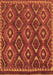 Abstract Brown Modern Rug, abs2574brn