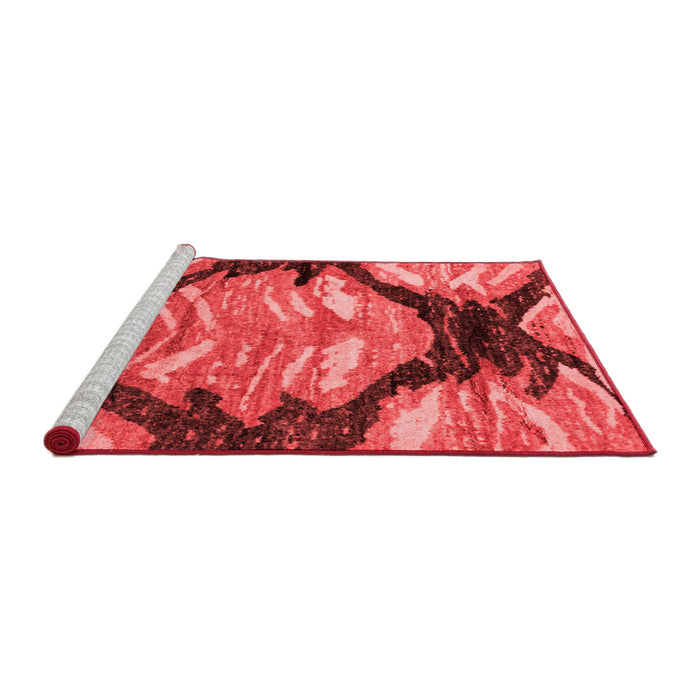 Modern Red Washable Rugs