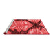 Modern Red Washable Rugs