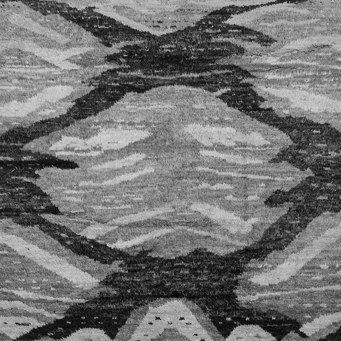 Square Abstract Gray Modern Rug, abs2575gry