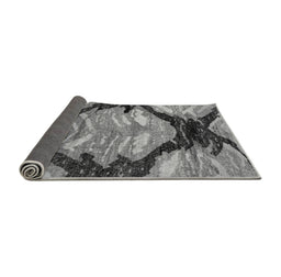 Sideview of Abstract Gray Modern Rug, abs2575gry