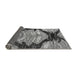 Sideview of Abstract Gray Modern Rug, abs2575gry