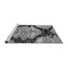 Sideview of Machine Washable Abstract Gray Modern Rug, wshabs2575gry