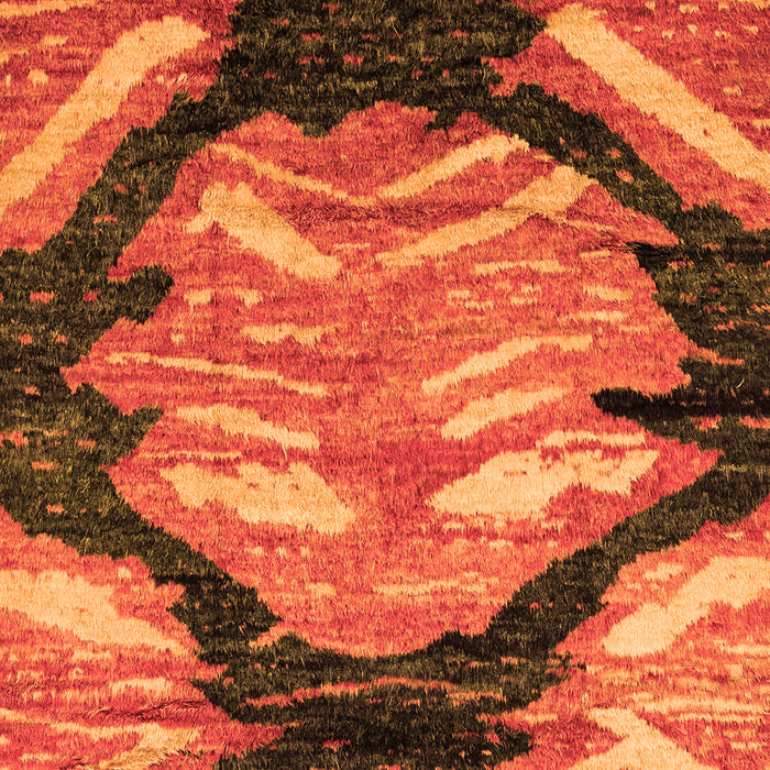 Abstract Orange Modern Rug, abs2575org