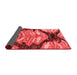 Abstract Red Modern Area Rugs