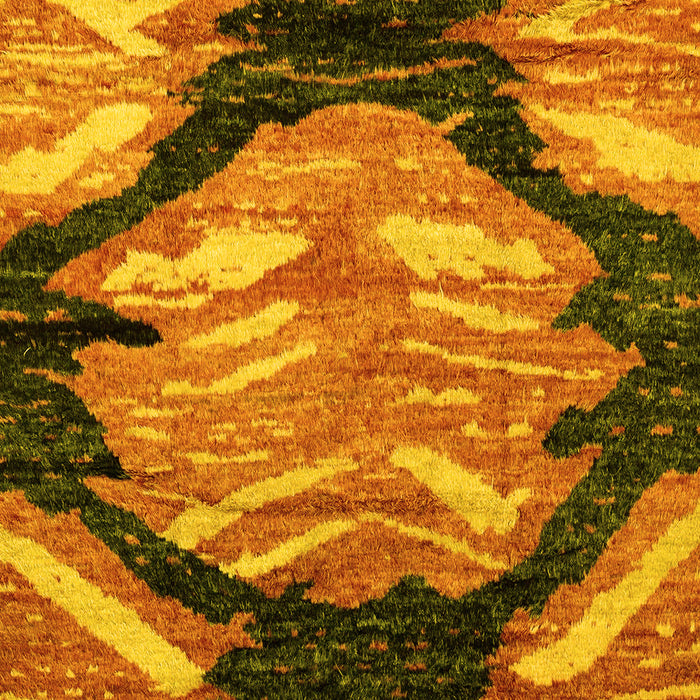 Abstract Yellow Modern Rug, abs2575yw