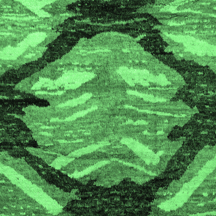 Machine Washable Abstract Emerald Green Modern Area Rugs, wshabs2575emgrn