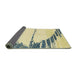 Sideview of Abstract Brown Modern Rug, abs2576