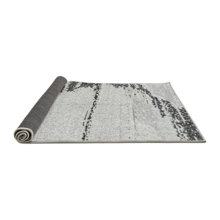 Sideview of Abstract Gray Modern Rug, abs2576gry