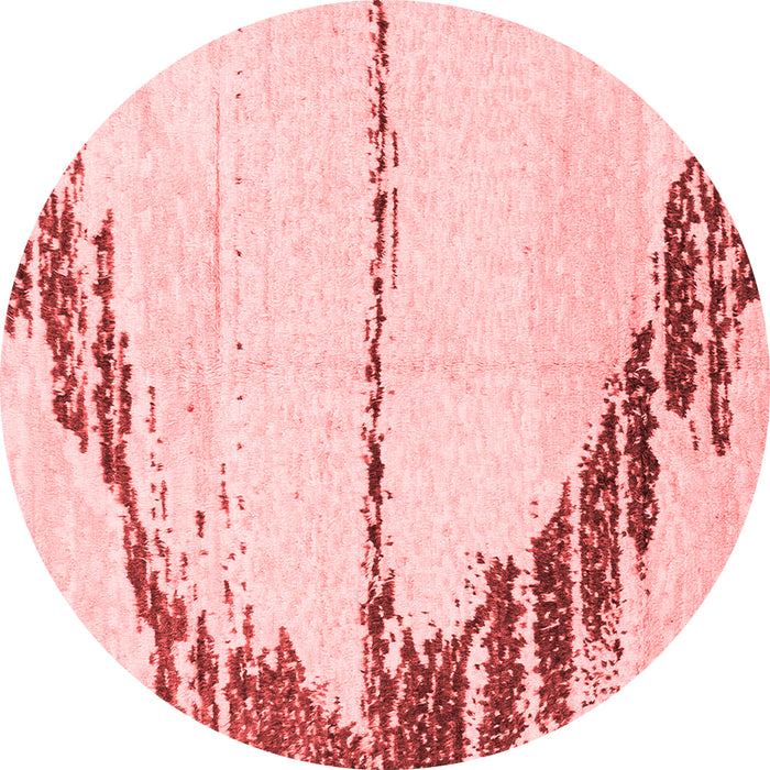 Machine Washable Abstract Red Modern Rug, wshabs2576red