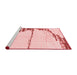 Modern Red Washable Rugs