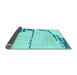 Sideview of Abstract Light Blue Modern Rug, abs2576lblu