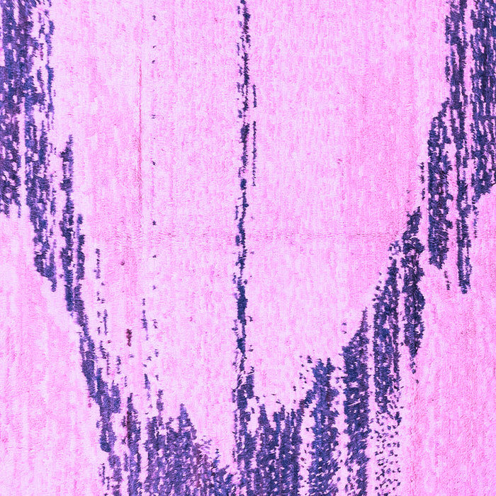 Square Machine Washable Abstract Purple Modern Area Rugs, wshabs2576pur