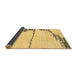 Sideview of Abstract Brown Modern Rug, abs2576brn