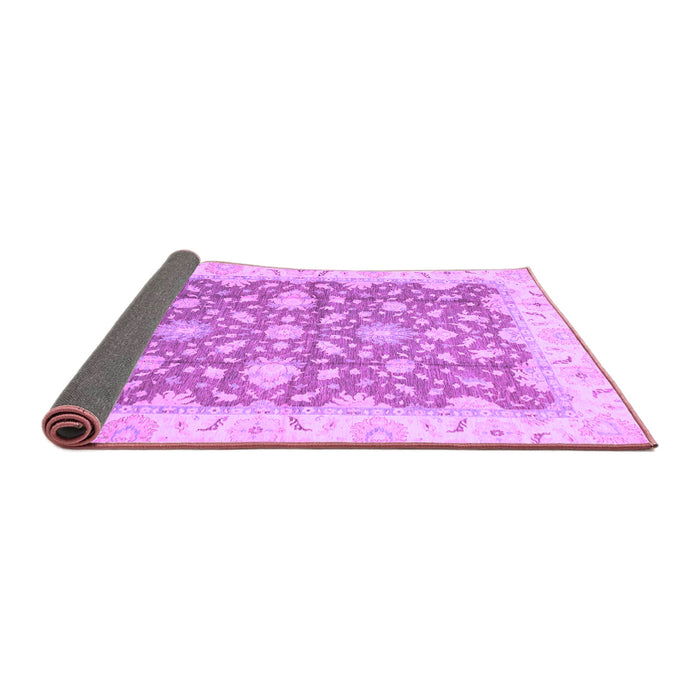 Sideview of Oriental Purple Traditional Rug, abs2577pur