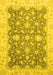 Oriental Yellow Traditional Rug, abs2577yw