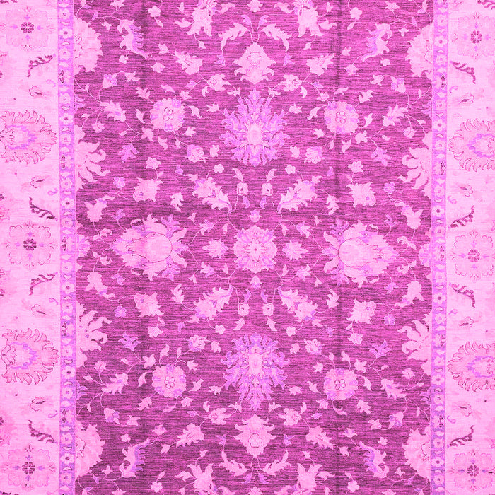 Machine Washable Oriental Pink Traditional Rug, wshabs2577pnk