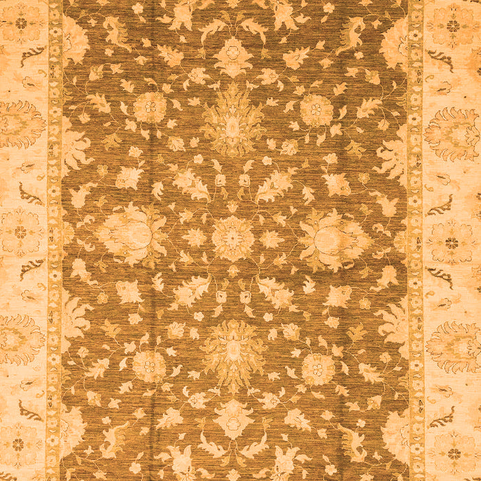 Oriental Orange Traditional Rug, abs2577org