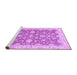 Sideview of Machine Washable Oriental Purple Traditional Area Rugs, wshabs2577pur