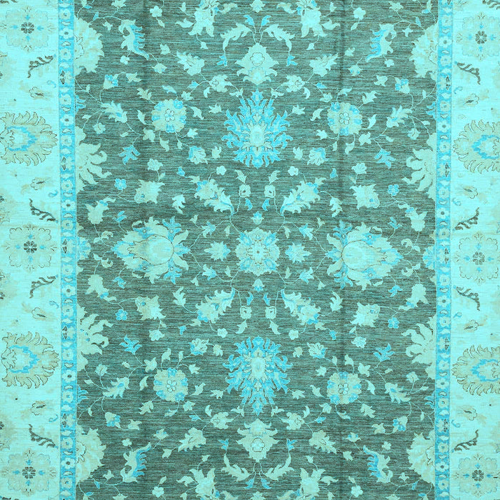 Oriental Light Blue Traditional Rug, abs2577lblu