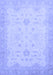 Machine Washable Oriental Blue Traditional Rug, wshabs2578blu