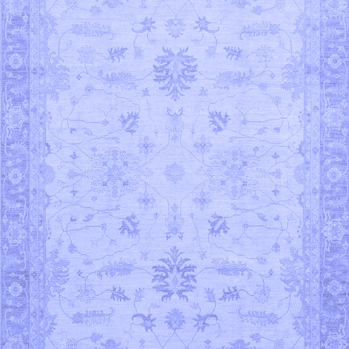 Machine Washable Oriental Blue Traditional Rug, wshabs2578blu