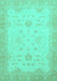 Oriental Turquoise Traditional Rug, abs2578turq