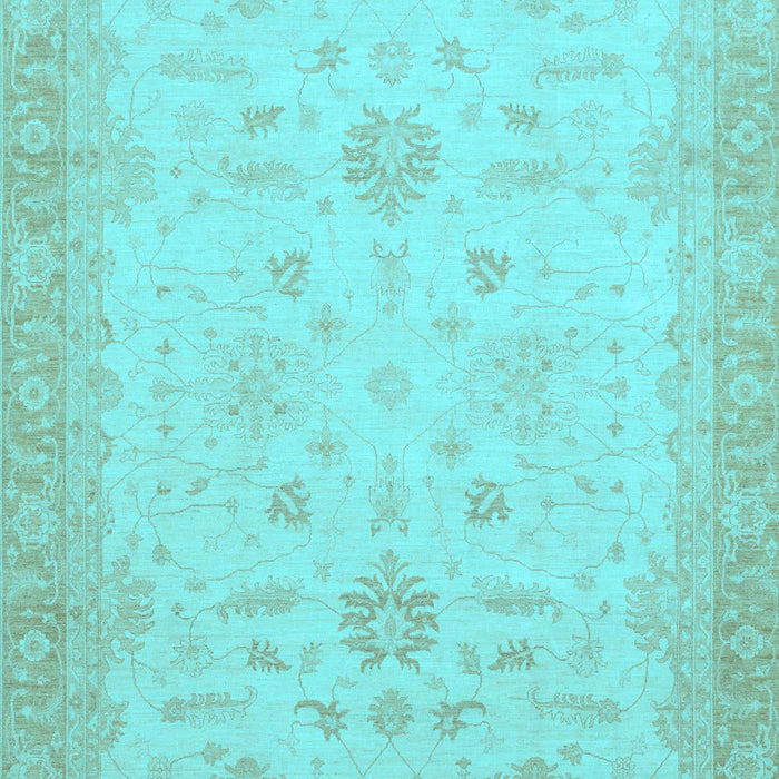 Oriental Light Blue Traditional Rug, abs2578lblu