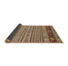 Sideview of Abstract Chestnut Brown Modern Rug, abs2579