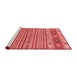 Modern Red Washable Rugs