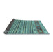 Sideview of Abstract Light Blue Modern Rug, abs2579lblu