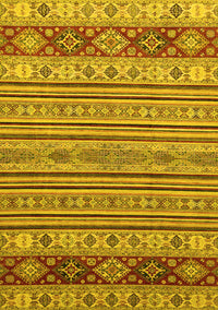 Abstract Yellow Modern Rug, abs2579yw