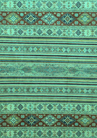 Abstract Turquoise Modern Rug, abs2579turq