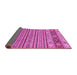 Sideview of Abstract Pink Modern Rug, abs2579pnk