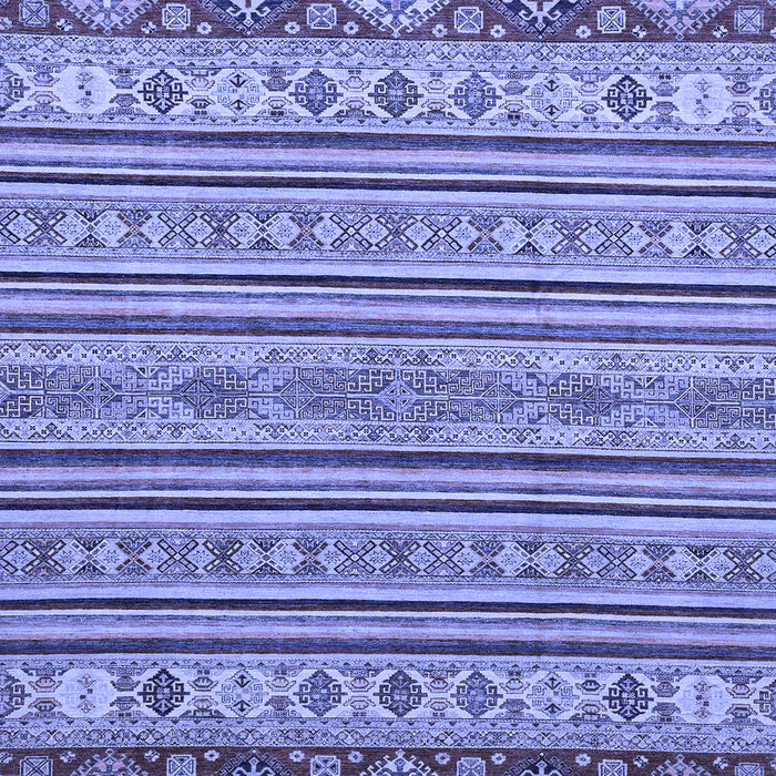 Machine Washable Abstract Blue Modern Rug, wshabs2579blu
