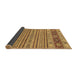 Sideview of Abstract Brown Modern Rug, abs2579brn