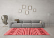 Modern Red Washable Rugs