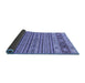 Sideview of Abstract Blue Modern Rug, abs2579blu