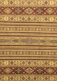 Abstract Brown Modern Rug, abs2579brn