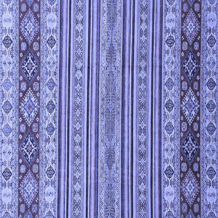 Square Abstract Blue Modern Rug, abs2579blu