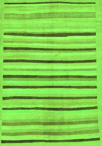 Solid Green Modern Rug, abs257grn