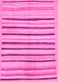 Solid Pink Modern Rug, abs257pnk