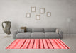 Modern Red Washable Rugs