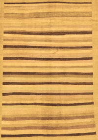 Solid Brown Modern Rug, abs257brn