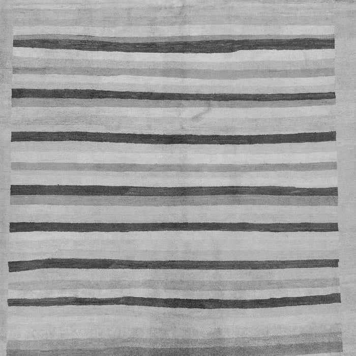 Machine Washable Solid Gray Modern Rug, wshabs257gry